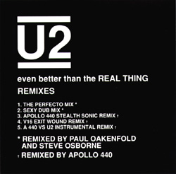 Even Better Than The Real Thing Remixes Front Sleeve